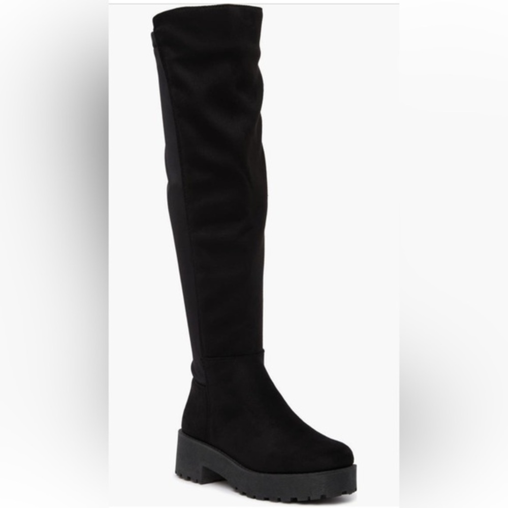 NWT Dirty Laundry Manhattan Lug Sole Over The Knee Boot